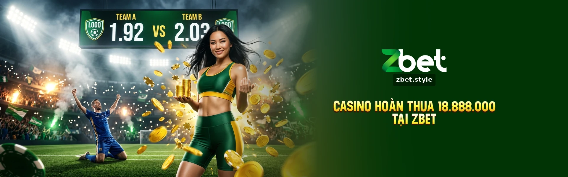 Casino hoàn thua 18.888.000 tại Zbet