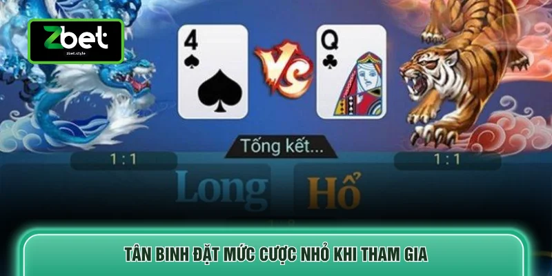 Tân binh đặt mức cược nhỏ khi tham gia