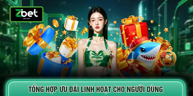 Tổng hợp ưu đãi linh hoạt cho người dùng